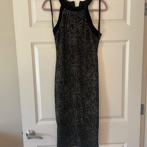 Gorgeous studded dress with high neck